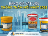  Bảng Giá Vật Liệu Chống Thấm Mới Nhất 2026 — Báo Giá Chống Thấm Trọn Gói Tại Cần Giờ