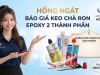Báo Giá Keo Chà Ron Epoxy 2 Thành Phần 2026 (Sỉ & Lẻ) - Đại Lý Cấp 1