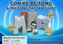Hướng Dẫn Thi Công & Tính Định Mức Con Kê Bê Tông Cho Nhà Dân Cần Giuộc
