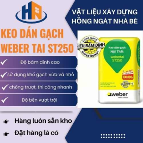 keo dán gạch weber tai ST250 vlxd Hồng Ngát nhà bè 