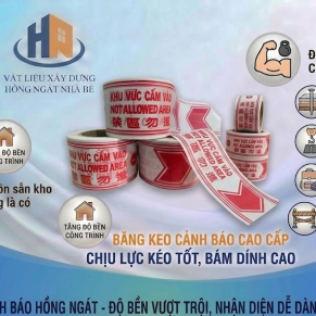 BĂNG KEO CẢNH BÁO TẠI VLXD HỒNG NGÁT NHÀ BÈ