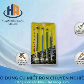 BỘ DỤNG CỤ MIẾT RON TẠI VLXD HỒNG NGÁT NHÀ BÈ 