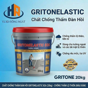 CHỐNG THẤM LỘ THIÊN GRITONE LASTIC 826 20KG