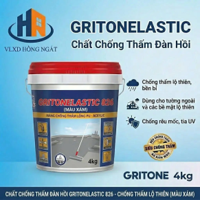 CHỐNG THẤM LỘ THIÊN GRITONE LASTIC 826 4KG