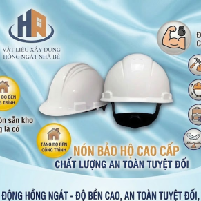NÓN BẢO HỘ LAO ĐỘNG TẠI VLXD HỒNG NGÁT NHÀ BÈ 