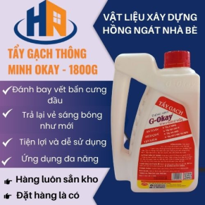 TẨY GẠCH THÔNG MINH OKAY-1800G, Vật Liệu Xây Dựng Hồng Ngát 