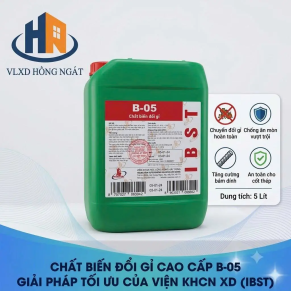 CHẤT BIẾN ĐỔI TẨY RỈ B05 TẠI VLXD HỒNG NGÁT NHÀ BÈ 