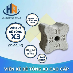 VIÊN KÊ BÊ TÔNG X3 ( 30X35X40)