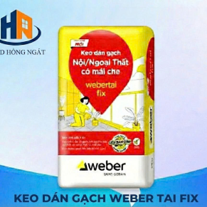 KEO DÁN GẠCH WEBER TAI FIX TẠI VLXD HỒNG NGÁT NHÀ BÈ Q7