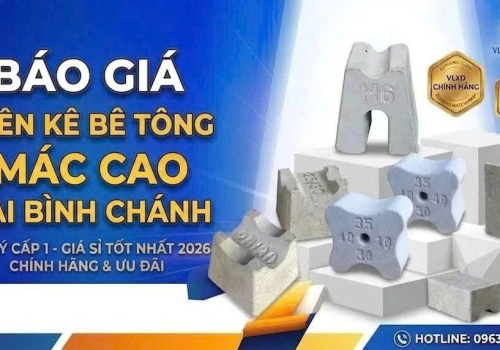 Viên Kê Bê Tông Mác Cao Bình Chánh — Đại Lý Cấp 1 Giá Gốc Tại Xưởng