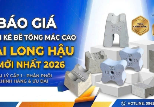 Báo Giá Viên Kê Bê Tông Mác Cao Tại Long Hậu — Đại Lý Phân Phối Sỉ