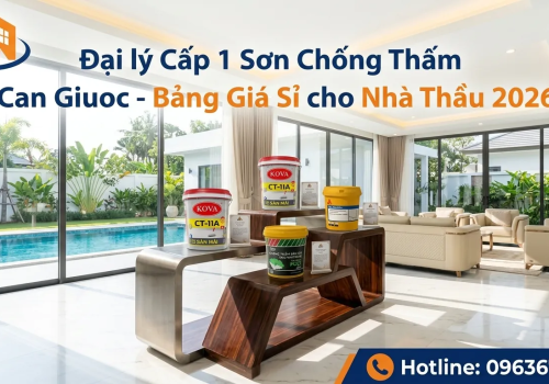  Đại Lý Chống Thấm Cấp 1 - Địa Chỉ Mua Hàng Uy Tín Tại Cần Giuộc Và Bảng Giá Sỉ Cho Thợ Thầu 2026