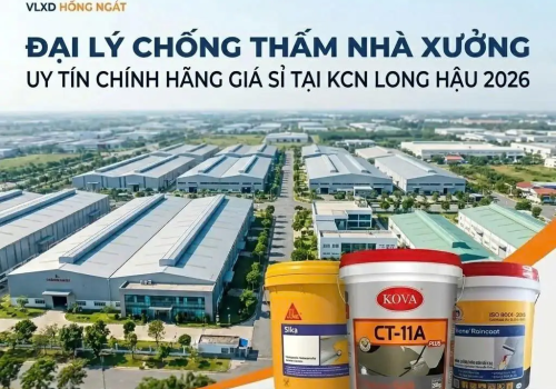 Đại Lý Chống Thấm Nhà Xưởng Chính Hãng Sika, TPI, Gritone — KCN Long Hậu