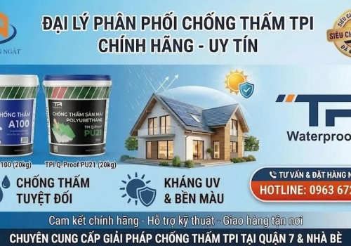 Đại Lý Chống Thấm TPI Cấp 1 Tại Nhà Bè, Quận 7 | Báo Giá 2026