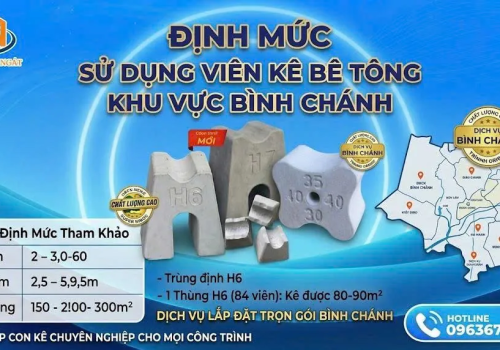 Định Mức & Kỹ Thuật Bố Trí Con Kê Bê Tông Thép Sàn Chuẩn Tại Bình Chánh