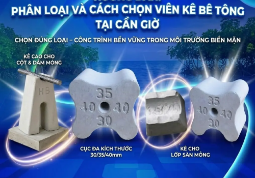 Cục Kê Bê Tông Cần Giờ: Các Loại Viên Kê Phổ Biến Nhất Hiện Nay