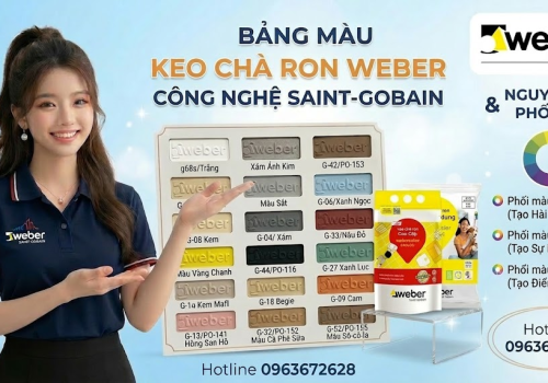 Bảng Màu Keo Chà Ron Weber Mới Nhất 2026 & Tuyệt Chiêu Phối Màu Gạch Chuẩn Chuyên Gia