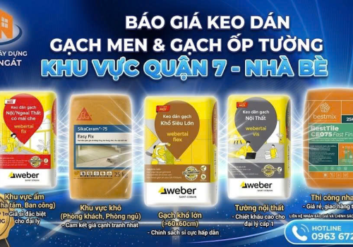 Keo Dán Gạch Men Chống Bong Tróc — Bảng Giá Sỉ Cho Thợ Thầu Mới Nhất