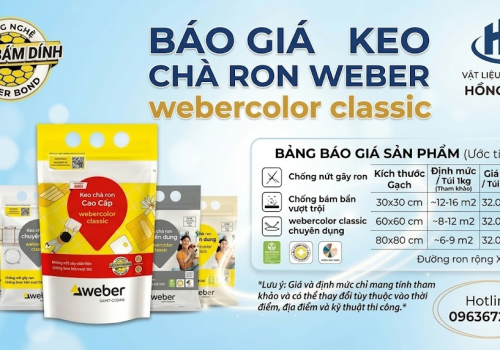 Báo Giá Keo Chà Ron Weber 2026 - Tổng Kho Nhà Bè, Quận 7 & TP.HCM