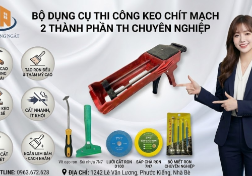 Bộ Dụng Cụ Thi Công Keo Chít Mạch 2 Thành Phần & Hướng Dẫn A-Z