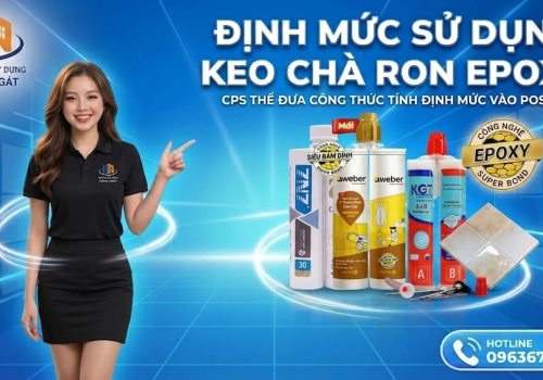 Công Thức Tính Định Mức Keo Chà Ron Epoxy — 1 Tuýp Chà Được Bao Nhiêu M2