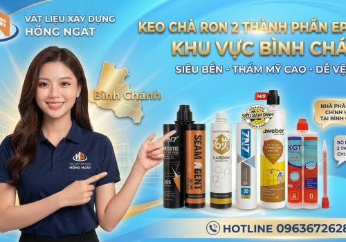 Keo chà ron 2 thành phần Epoxy là gì? Tuyệt chiêu chống thấm, chống ố của thợ thầu Bình Chánh