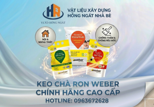 Báo Giá Keo Chà Ron Weber 2026: Bảng Màu, Định Mức & Đại Lý Cấp 1 Uy Tín
