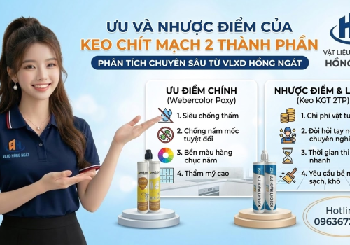 [Cập nhật 2026] Phân tích toàn diện Ưu - Nhược điểm keo chít mạch 2 thành phần