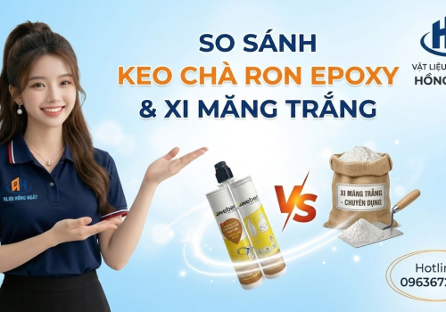 So Sánh Keo Chà Ron Epoxy (Keo Chít Mạch 2 Thành Phần) & Xi Măng Trắng: Đâu Là Giải Pháp Chống Ố Vàng Vĩnh Viễn?
