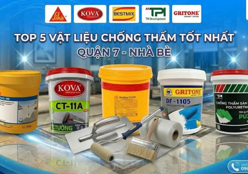 Các Dòng Vật Liệu Chống Thấm Quận 7 Nhà Bè — Chuẩn Kỹ Sư Tư Vấn