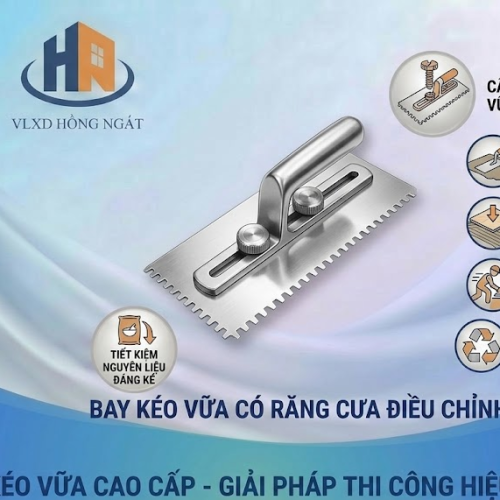 BAY KÉO VỮA CÓ RĂNG CƯA ĐIỀU CHỈNH 