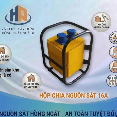 HỘP NGUỒN CÔNG NGHIỆP 16A TẠI VLXD HỒNG NGÁT NHÀ BÈ 
