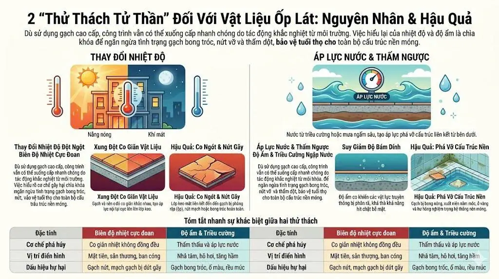 báo giá keo dán gạch ngoài trời - yếu tố ảnh hưởng