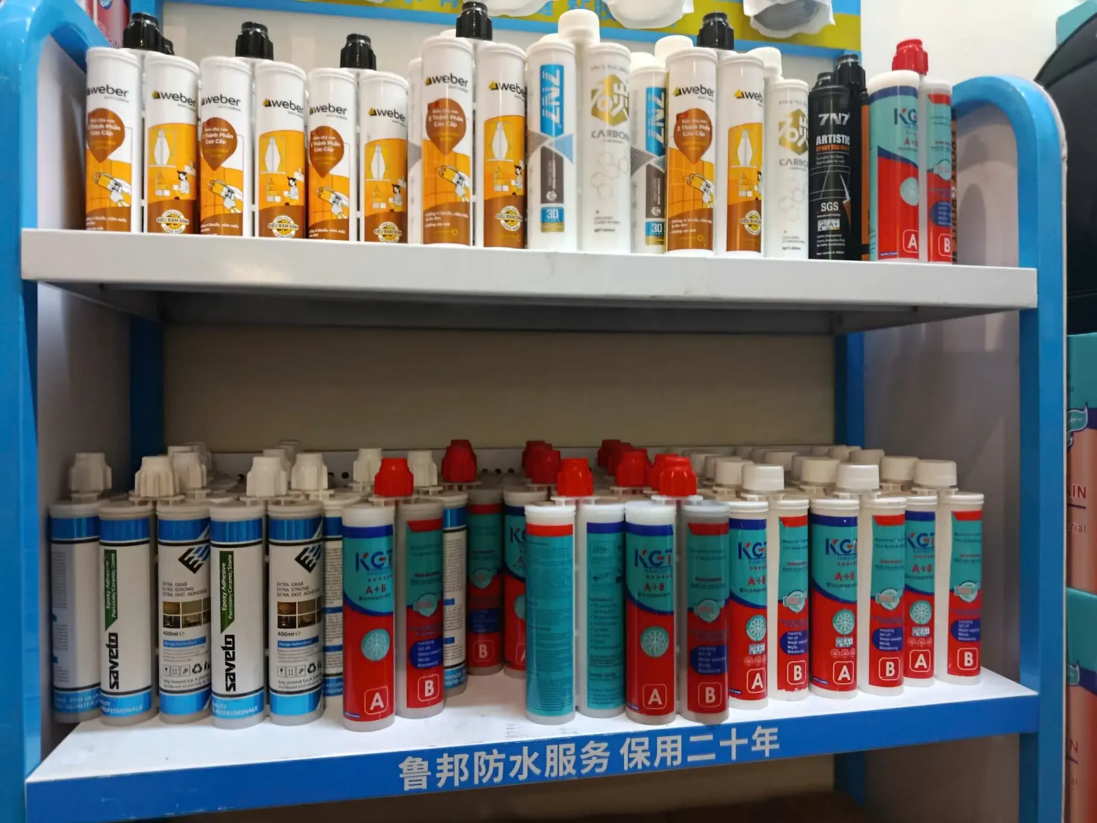 báo giá keo chà ron 2 thành phần epoxy - 4 dòng keo