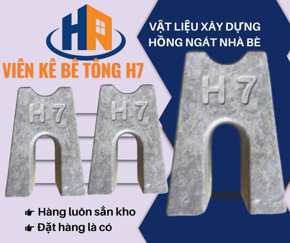 Viên kê bê tông H7