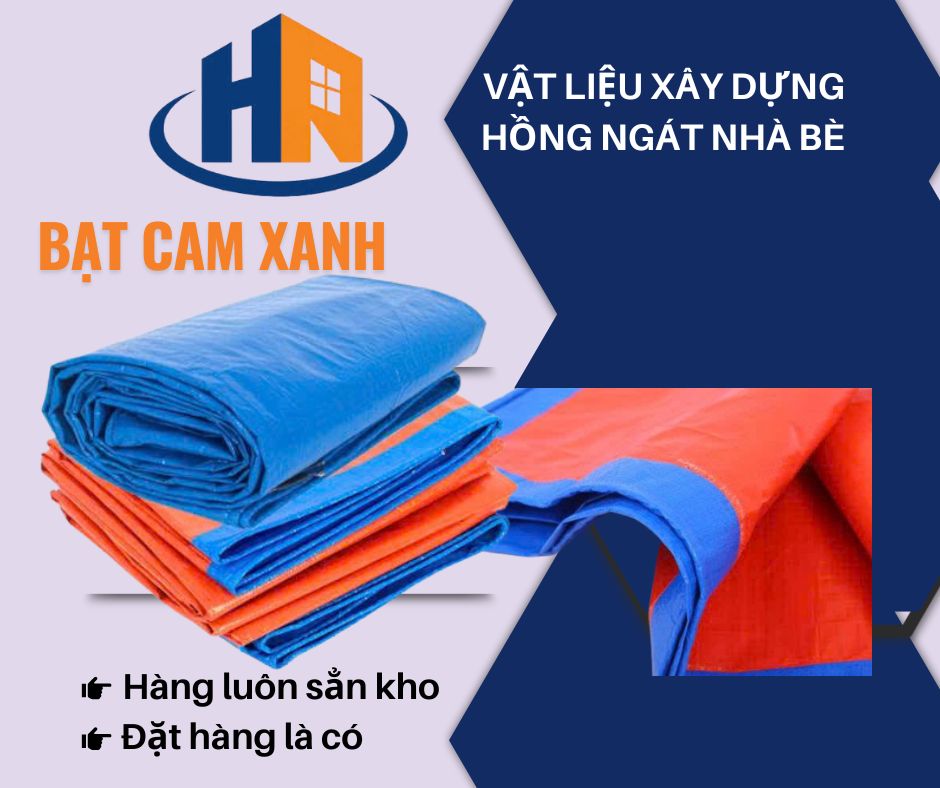 BẠT CAM XANH TẠI VLXD HỒNG NGÁT NHÀ BÈ