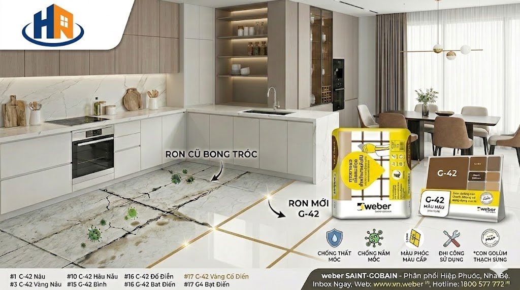 Bảng Màu Keo Chà Ron Weber G42