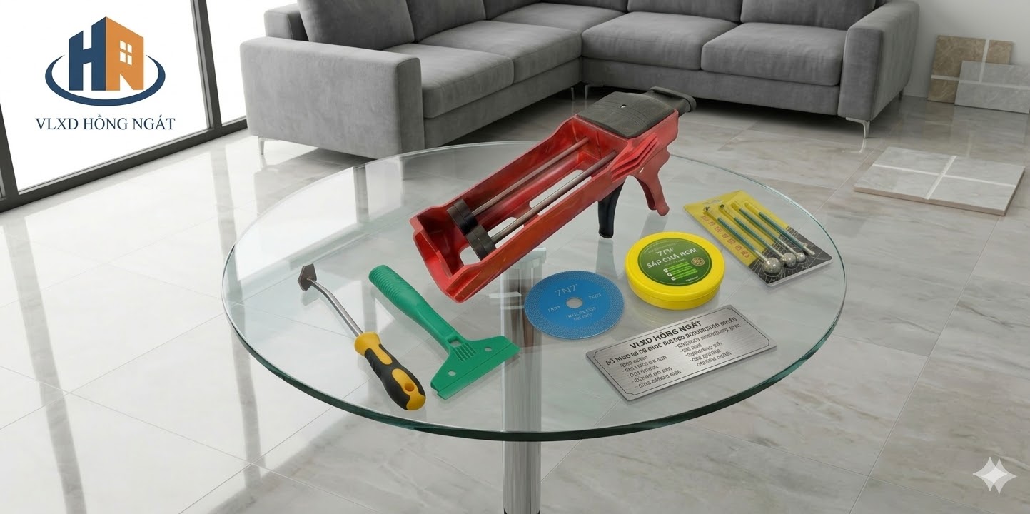 Bộ Dụng Cụ Thi Công Keo Chà Ron Epoxy