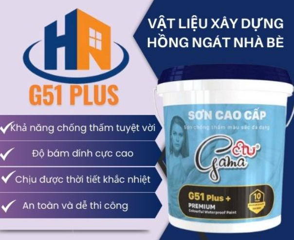 Chống Thấm Tường G51 Plus 4KG tại VLXD Hồng Ngát Cần Giờ
