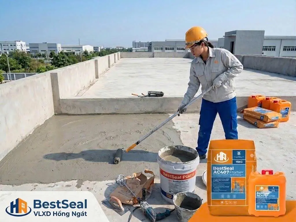 Thi Công Chống Thấm BestSeal AC407