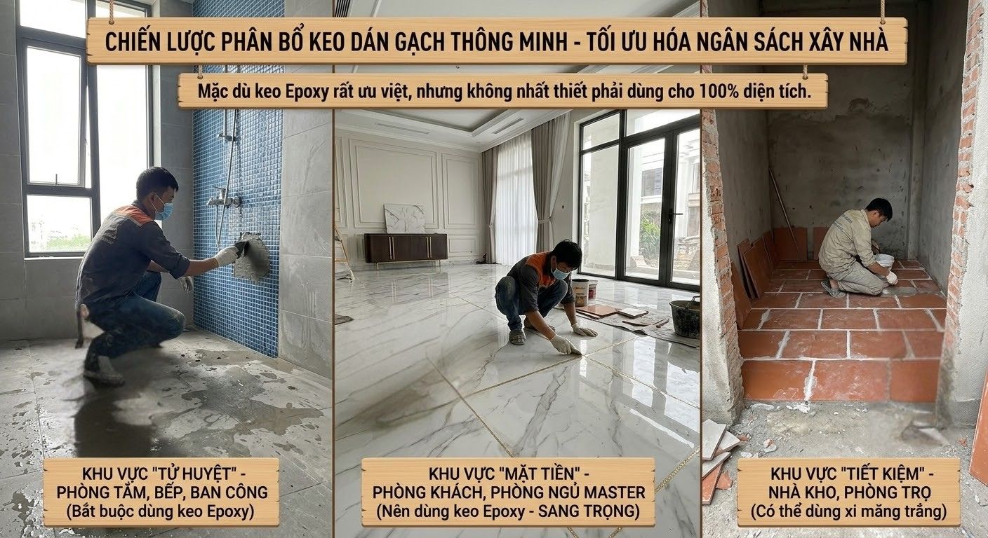 Khu Vực BẮT BUỘC Phải Dùng Keo CHÀ RON Epoxy