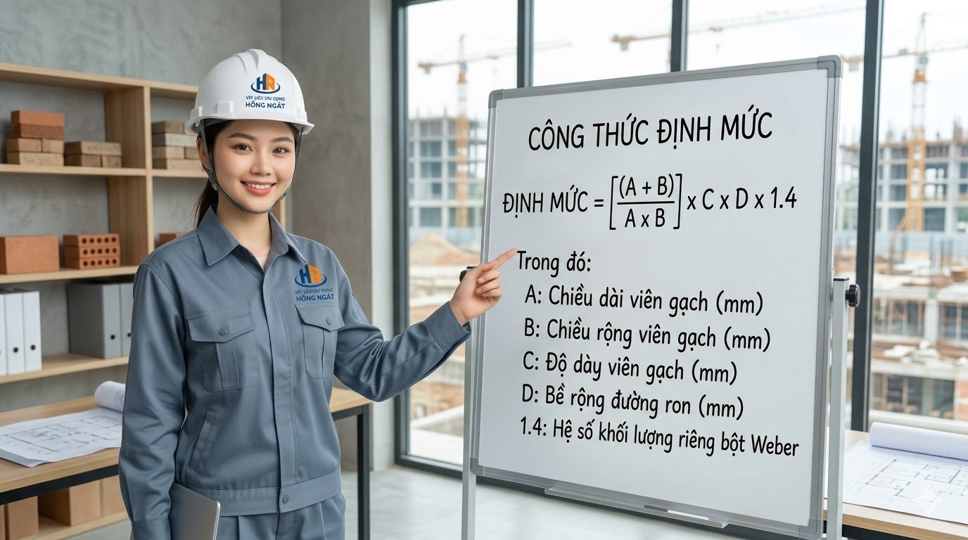 Công Thức Tính Định Mức Bột Chà Ron Weber
