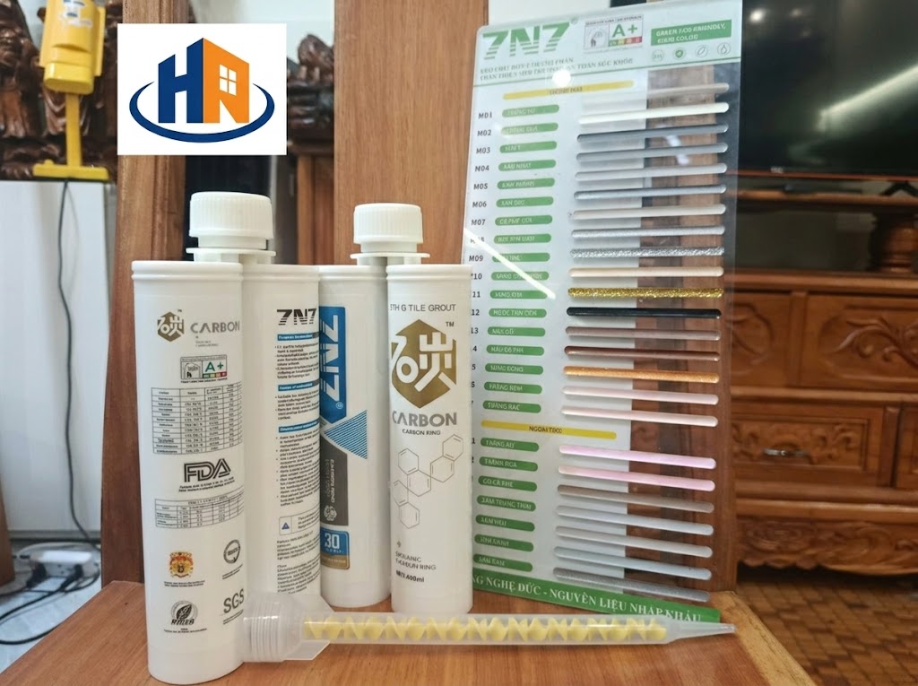 Bảng Màu Keo Chít Mạch 7N7 Ngoại Thất