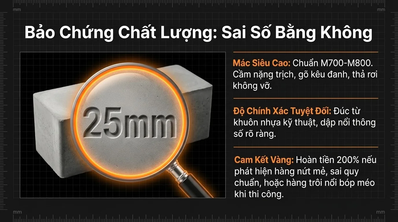 báo giá cục kê bê tông mác cao - bảo chứng chất lượng
