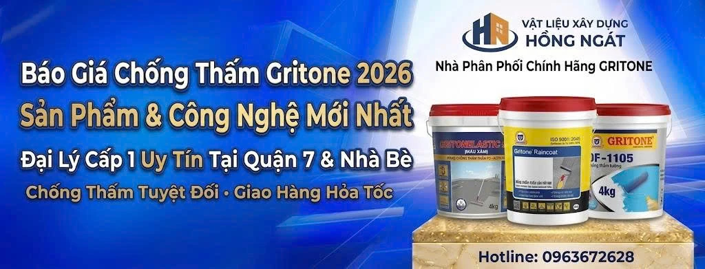 Báo Giá Chống Thấm Gritone - Đại Lý Cấp 1