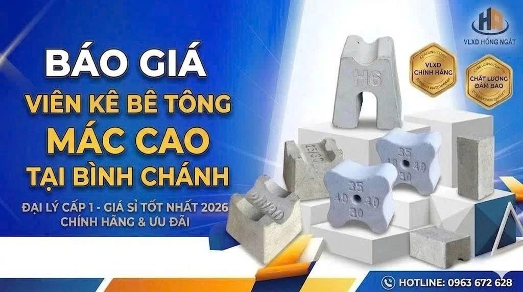 Báo Giá Viên Kê Bê Tông Mác Cao - Đại Lý Cấp 1