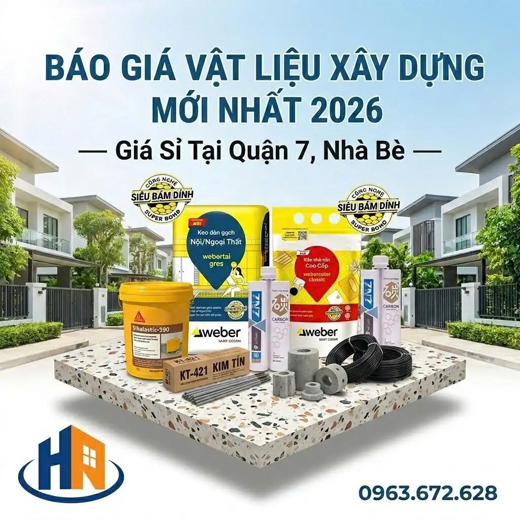 Báo Giá Vật Liệu Xây Dựng Tại Quận 7 - Nhà Bè