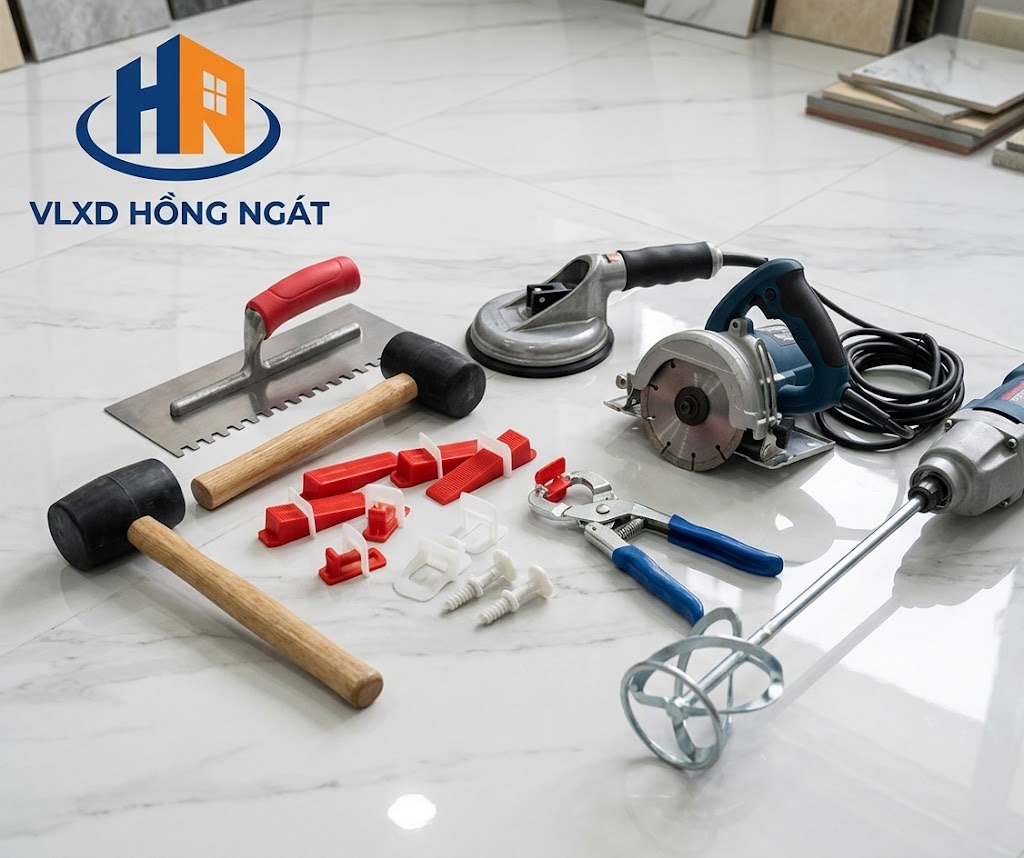 cách thi công keo dán gạch - phụ kiện ốp lát