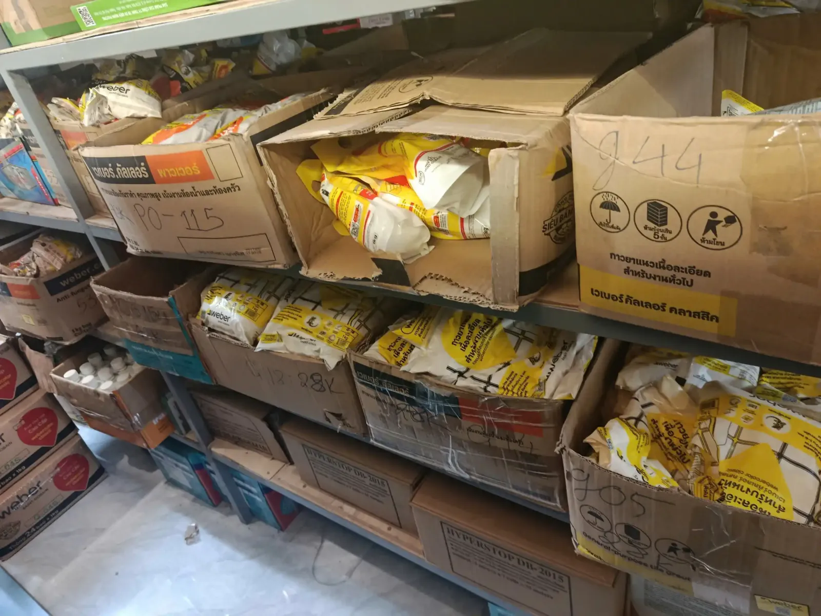 dại lý cung cấp bột chà ron - vlxd hồng ngát