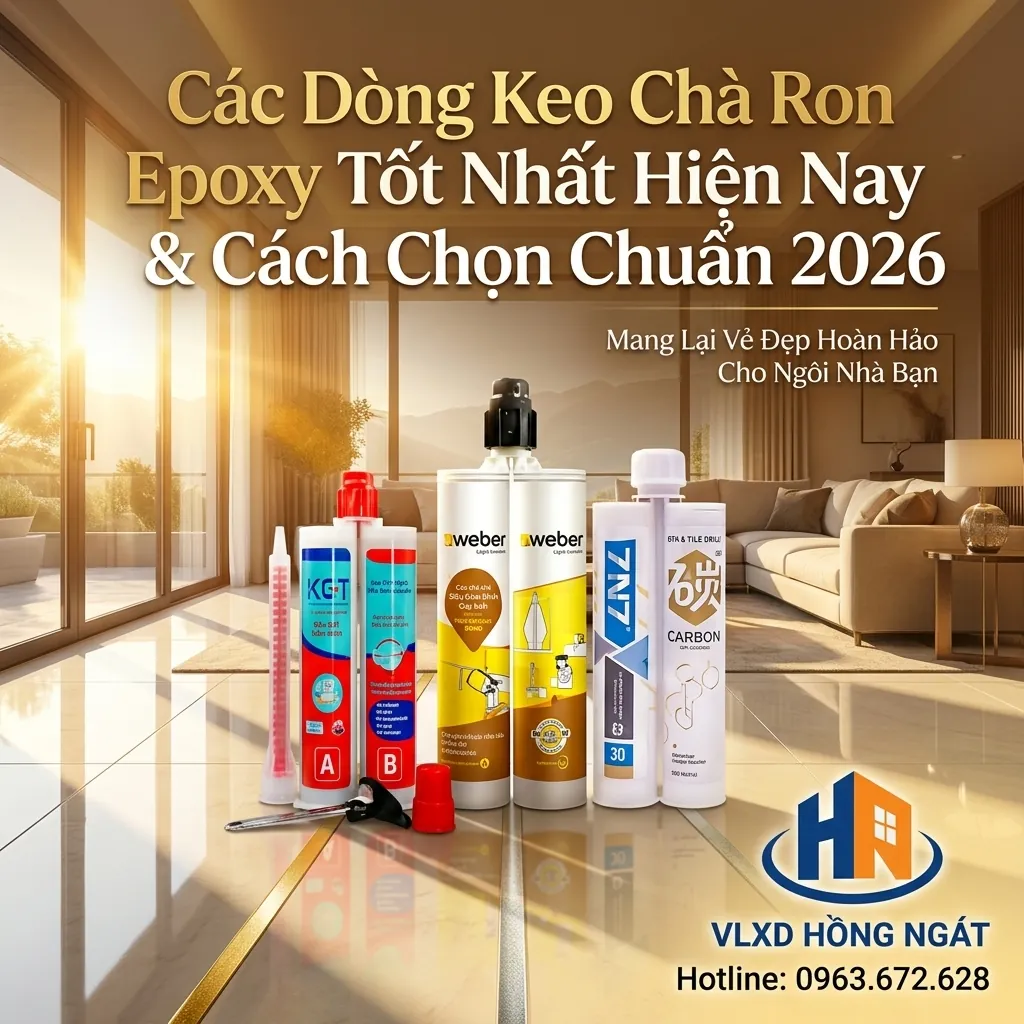 Các Dòng Keo Chà Ron Epoxy Phổ Biến Nhất Hiện Nay